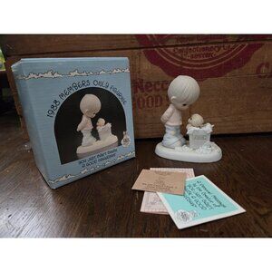 Vtg Precious Moments “You Just Can’t Chuck A Good Friendship” Figurine #PM-882